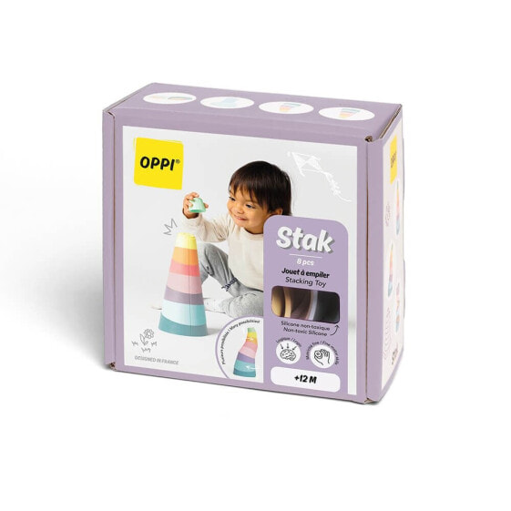 Развивающая игра OPPI Stak Stackable 8 Pieces