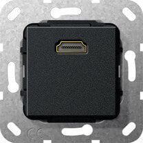 GIRA 566910 - HDMI - 1 module(s) - Black