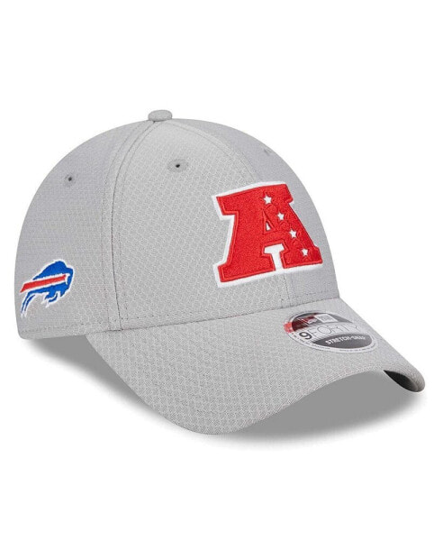 Men's Gray Buffalo Bills 2024 Pro Bowl 9FORTY Adjustable Hat