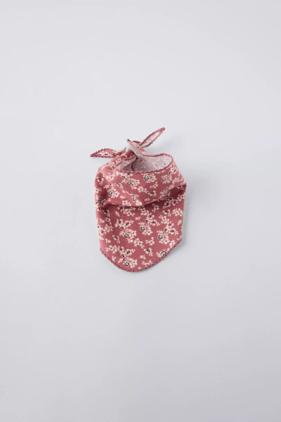 FLORAL PICOT EDGE BANDANA