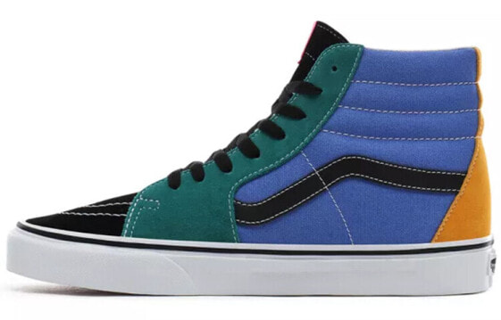 Vans SK8 HI 高帮 板鞋 男女同款 黑绿 / Кроссовки Vans SK8 HI VN0A4BV6TGN