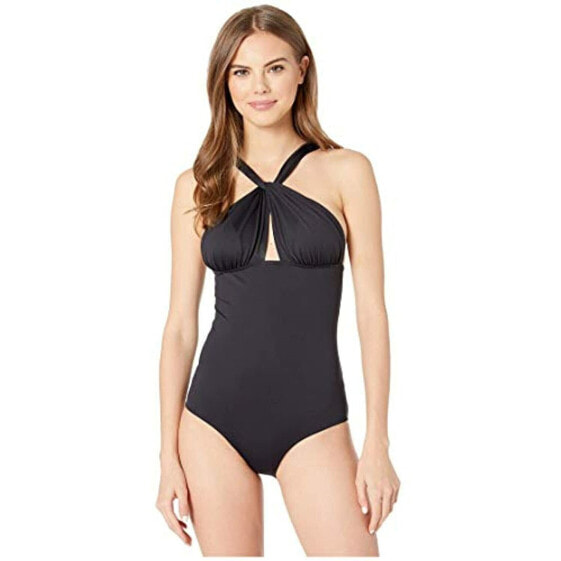 Vilebrequin Drape Farce One-Piece Swimsuit Black MD