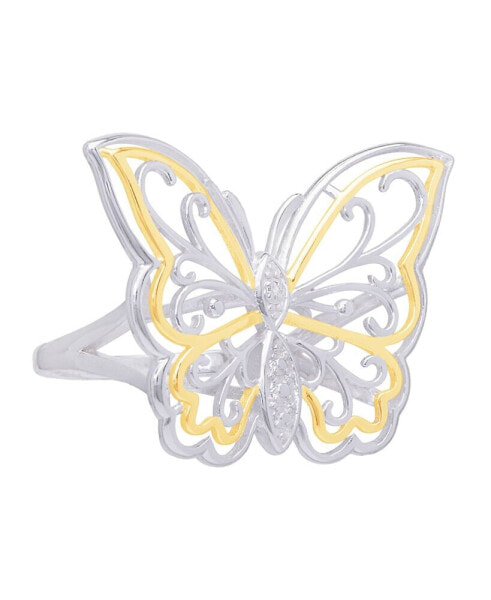 Кольцо Macy's Diamond Accent Butterfly AGGF742