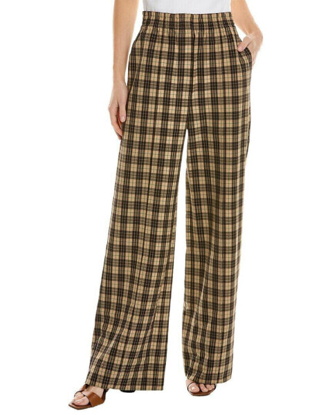 Sea Ny Mikaela Plaid Wool-Blend Pant Women's