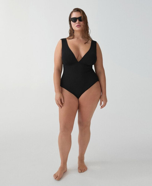 Women's V-Neck Swimsuit