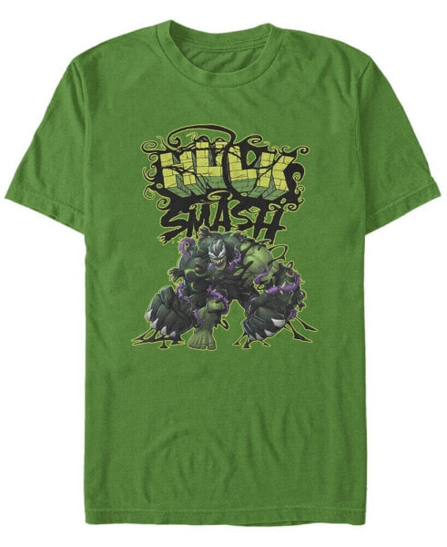 Men's Venom Hulk Smash Short Sleeve Crew T-shirt