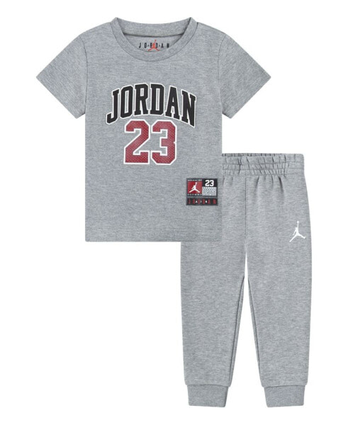 Костюм для малышей Jordan набор футболки и брюк Baby Boys Jersey Pack