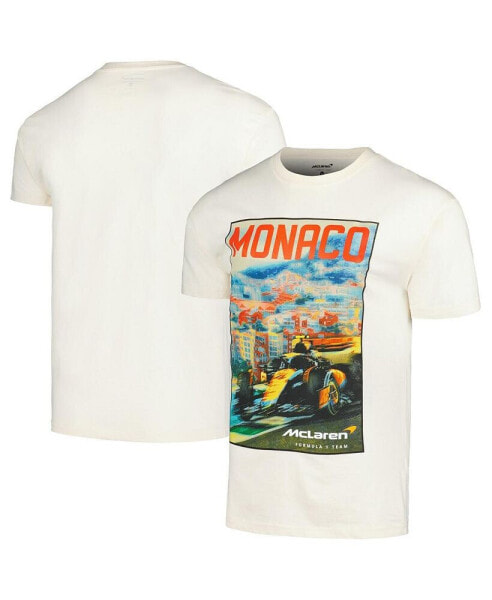 Men's Natural McLaren F1 Team 2024 Monaco Grand Prix the Streets of Monaco T-Shirt