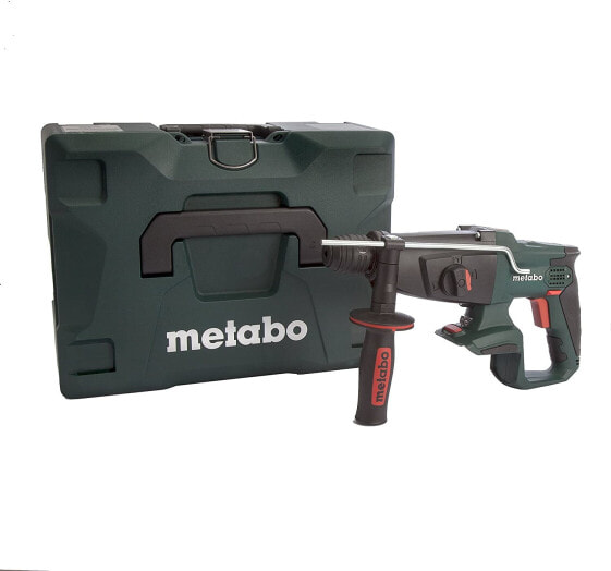 Metabo Akku-Hammer KHA 18 LTX (600210840) 18V ; metaBOX 165 L, Akkuspannung: 18 V, Max. Einzelschlagenergie (EPTA): 2.2 J, Max. Schlagzahl: 4000 /min