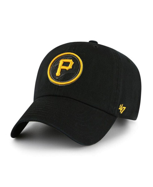 Men's Black Pittsburgh Pirates 2023 City Connect Clean Up Adjustable Hat