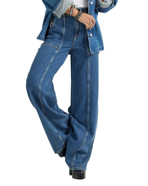 Lee Concentrated Blue High Rise Slouch Jean Women's