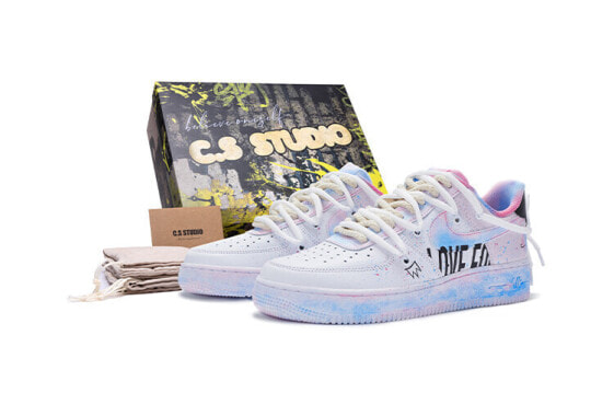 Кроссовки Nike Air Force 1 Low LE Blue Pink