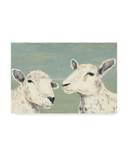 Jade Reynolds Bashful Sheep I Canvas Art - 20" x 25"