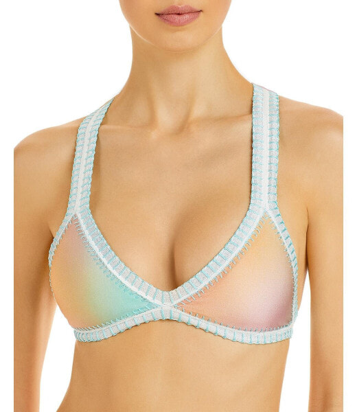 Platinum inspired by Solange 285137 Light Ombre Triangle Bikini Top Size L