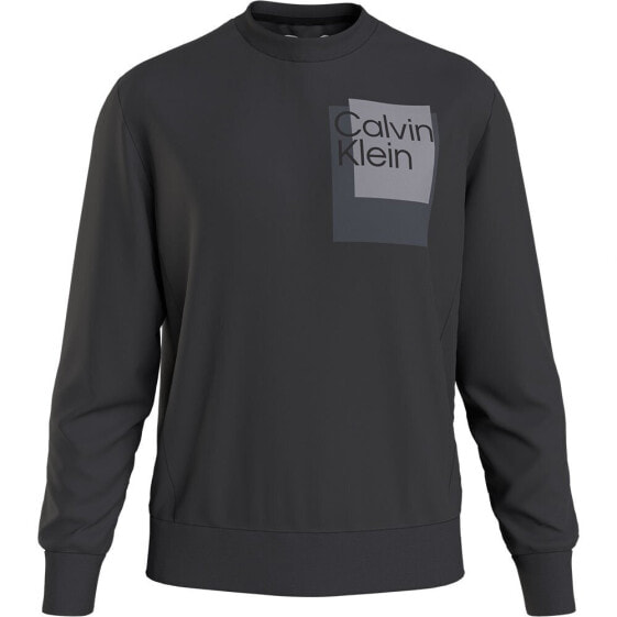 CALVIN KLEIN Overlay Box Logo sweatshirt