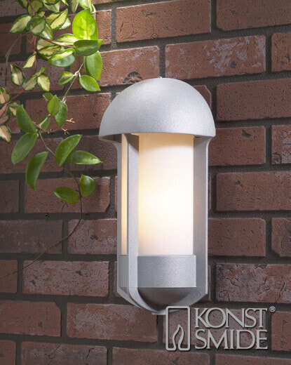 Konstsmide 510-312 - Outdoor wall lighting - Aluminium - Garden - Patio - Opal - 1 bulb(s) - Warm white