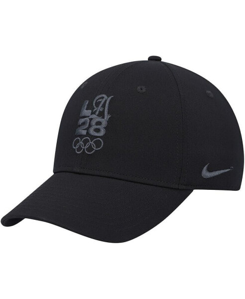 Men's Black LA28 2028 Summer Olympics Legacy91 Performance Adjustable Hat