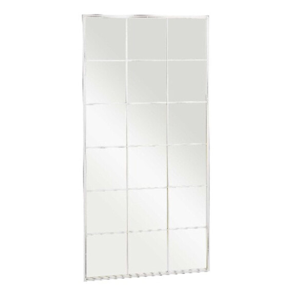 Настенное зеркало Белый Металл Стеклянный Окно 90 x 180 x 2 cm