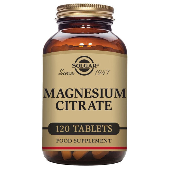 SOLGAR Magnesium Citrate 120 Units