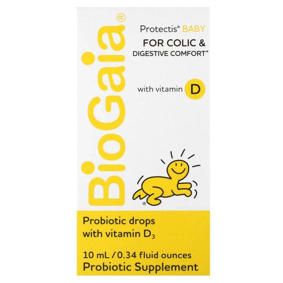 Пробиотические капли BioGaia Protectis Baby с витамином D 10 мл
