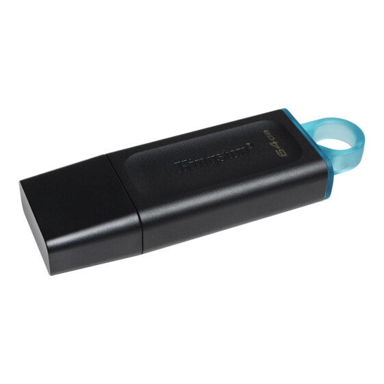 Kingston DataTraveler Exodia - 64 GB - USB Type-A - 3.2 Gen 1 (3.1 Gen 1) - Cap - 11 g - Black - Флеш-накопитель