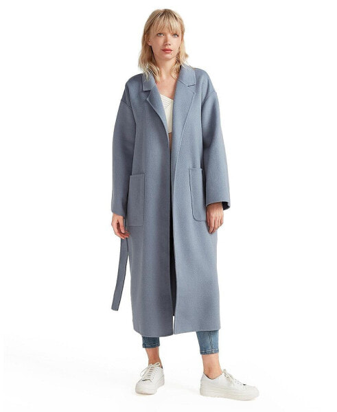 Women's Wide Awake Split Hem Overcoat