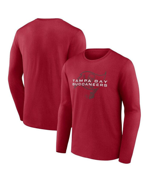 Men's Red Tampa Bay Buccaneers Advance to Victory Long Sleeve T-shirt