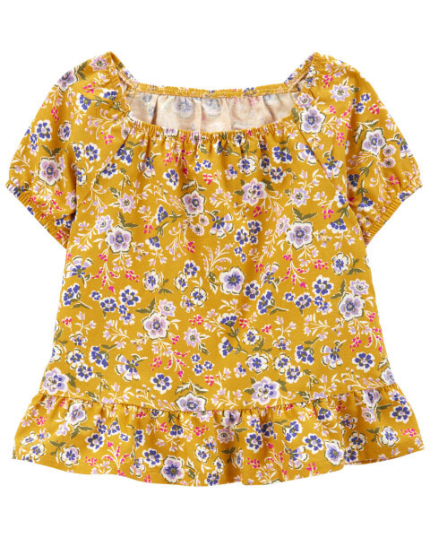 Kid Floral Peplum Top 4