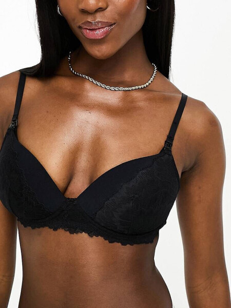 Dorina Eunoia light padded nursing bra in black