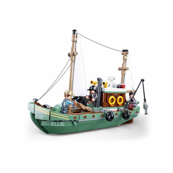 SLUBAN Model Bricks Fishing Boat 610 Pìeces construction game