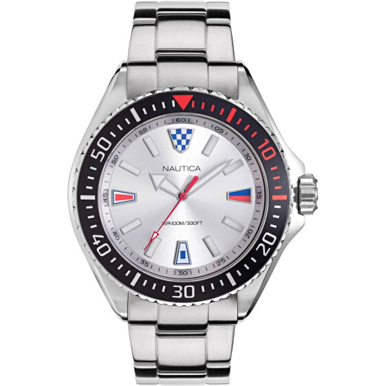 Мужские часы Nautica NAPCPS905 Серебристый (Ø 46 mm)