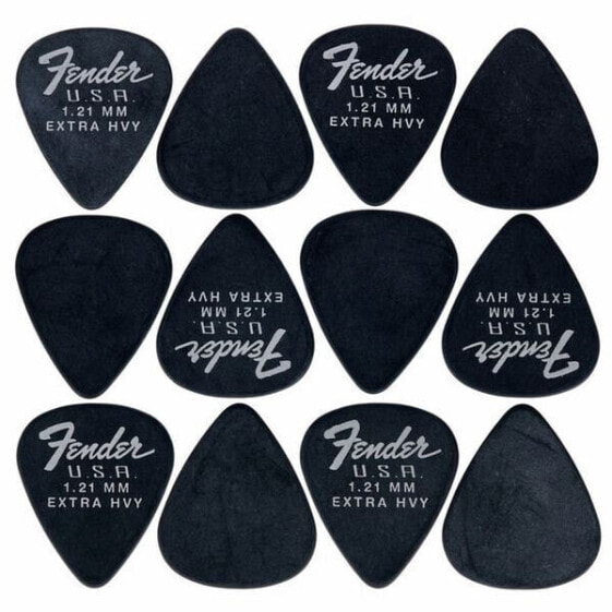 Fender 351 Dura-Tone Picks BLK