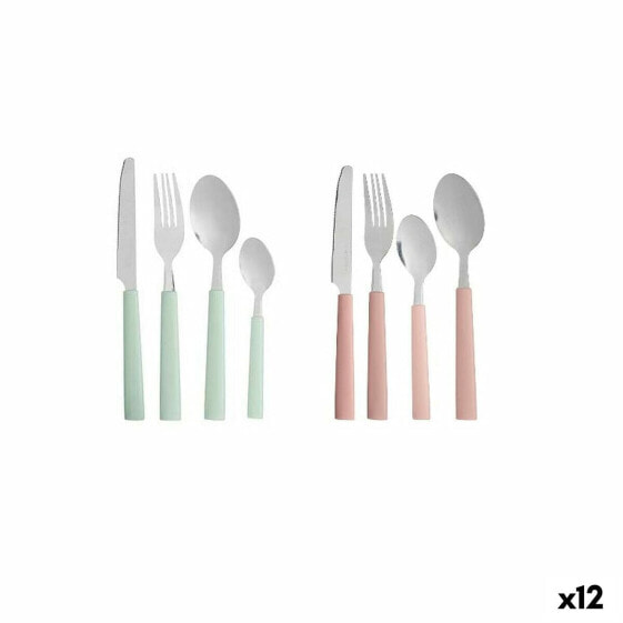 Набор столовых приборов нержавеющая сталь и пластик (12 штук) Kinvara Cutlery Set 12 Units