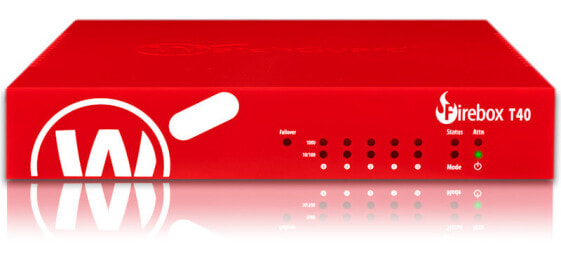 WatchGuard Firebox T40 - 3400 Mbit/s - 3.4 Gbit/s - 1 Gbit/s - 880 Mbit/s - 272 Mbit/s - 0.88 Gbit/s