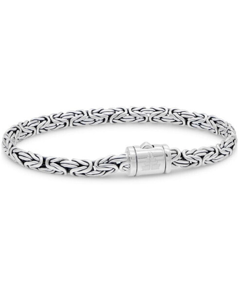 Borobudur Oval 5mm Chain Bracelet in Sterling Silver