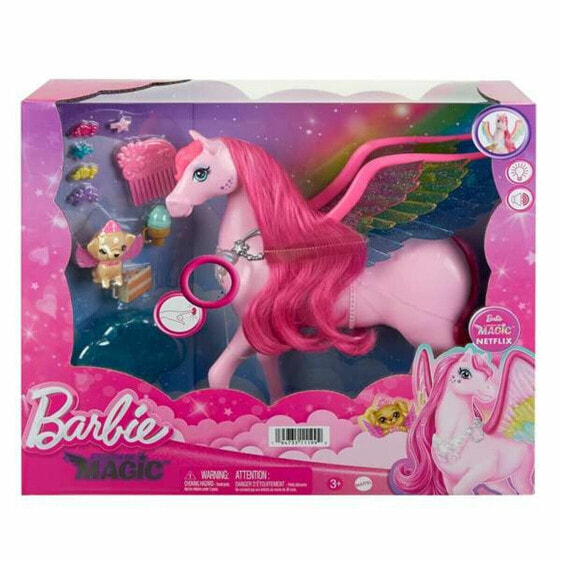 Лошадь Barbie HLC40 Пластик Розовый