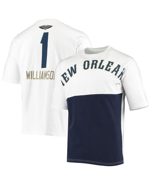 Men's Zion Williamson White New Orleans Pelicans Yoke T-shirt