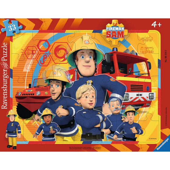 Puzzle Feuerwehrmann Sam 33 Teile