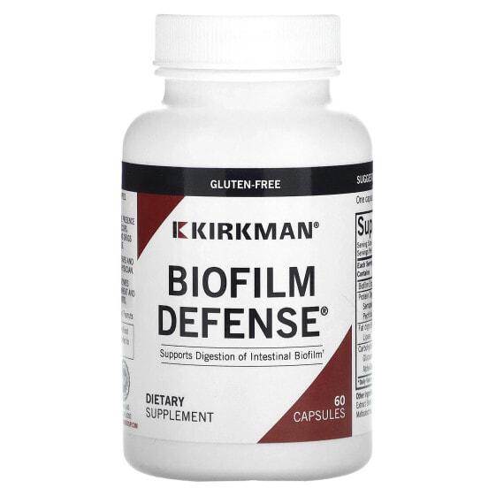 Капсулы для пищеварения Kirkman Labs Biofilm Defense, 60 шт.