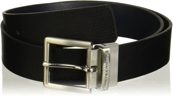 Armani Exchange Men's leather belt, black