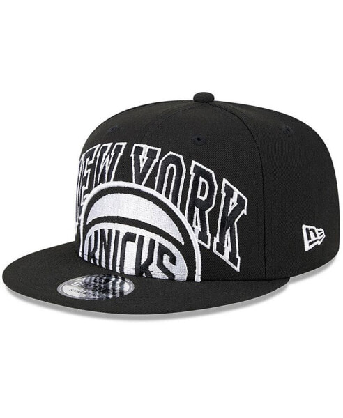 Men's Black New York Knicks Tip-Off 9FIFTY Snapback Hat