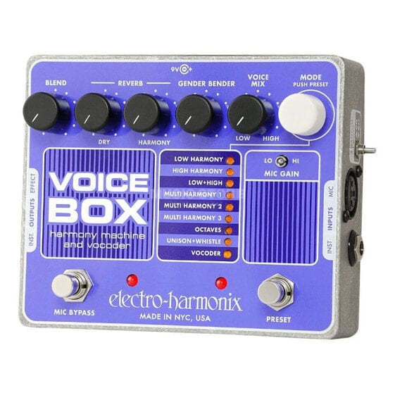 Electro Harmonix Voice Box Vocoder Guitar Effec ts Pedal