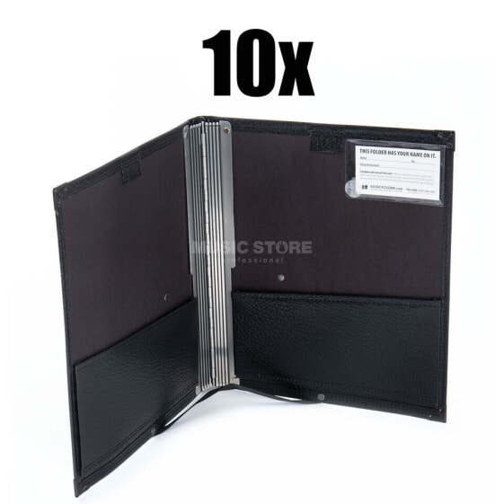 Musicfolder.com Black Folder Black 10x - Set