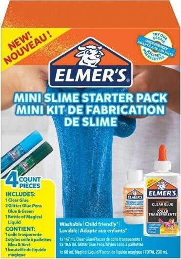 Elmers Zestaw kleju do slime'a niebieski i zielony