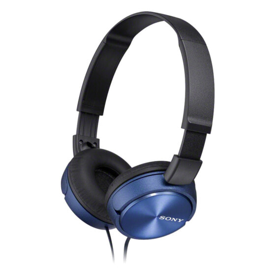 Синие игровые наушники Sony MDR-ZX310AP - гарнитура на повязке - звонки и музыка - бинауральные - 1,2 м