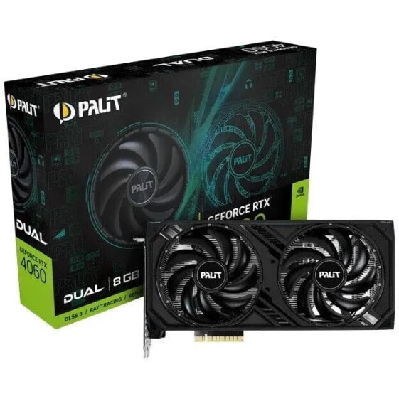 PALIT Grafikkarte Nvidia GeForce RTX 4060 Dual 8 GB