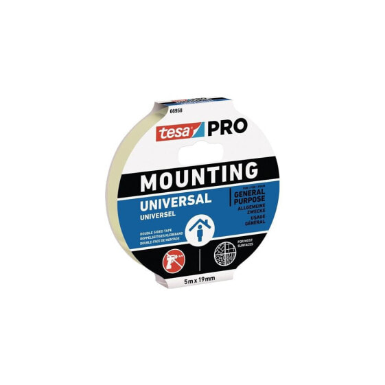 Tesa Montageband Mounting PRO Universal 66958 weiß Länge 5 m Breite 19 mm , VE: 8 Rolle