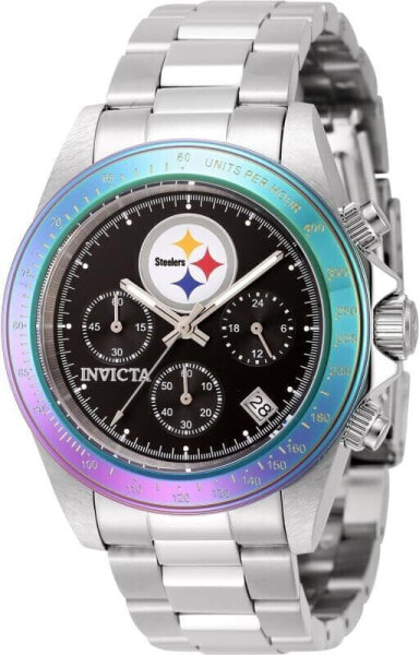 Invicta NFL Pittsburgh Steelers Men's Watch - 40mm. Steel (44982)