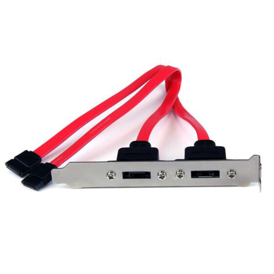 StarTech.com 2 Port SATA to eSATA Slot Plate Bracket - 53 g - 20 mm - 124 mm - 215 mm - 59.2 g