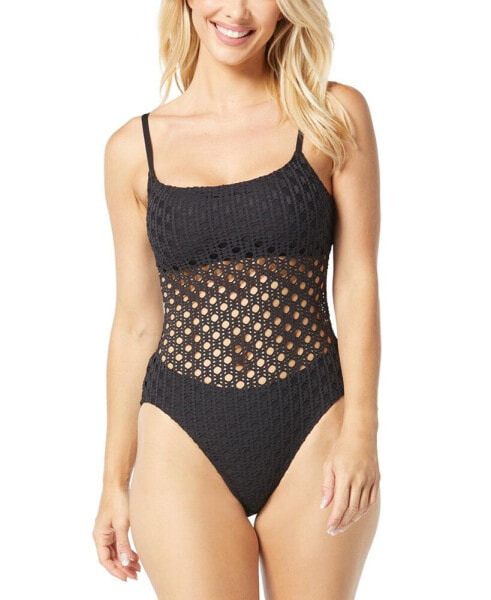 Women's Crochet One-Piece Swimsuit